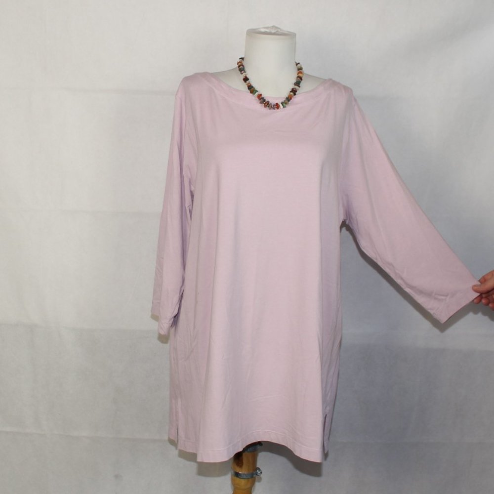 NWOT J. Jill Luxe Supima 3/4 Sleeve Tunic XL N43